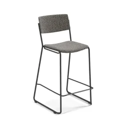 Perfecta Zoom Tabouret snack moderne en tissu pieds traîneau* Tabouret Snack (assise +/- 65 Cm)|Tabouret De Bar (assise +/- 80 Cm)