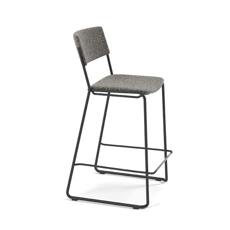 Perfecta Zoom Tabouret snack moderne en tissu pieds traîneau* Tabouret Snack (assise +/- 65 Cm)|Tabouret De Bar (assise +/- 80 Cm)