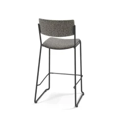 Perfecta Zoom Tabouret snack moderne en tissu pieds traîneau* Tabouret Snack (assise +/- 65 Cm)|Tabouret De Bar (assise +/- 80 Cm)