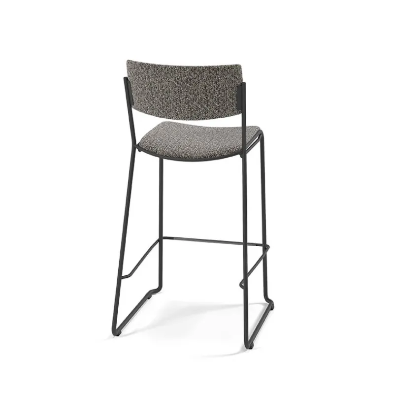 Perfecta Zoom Tabouret snack moderne en tissu pieds traîneau* Tabouret Snack (assise +/- 65 Cm)|Tabouret De Bar (assise +/- 80 Cm)