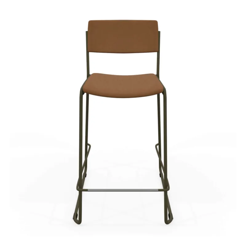 Perfecta Zoom Tabouret snack moderne en simili avec pieds en traîneau* Tabouret Snack (assise +/- 65 Cm)