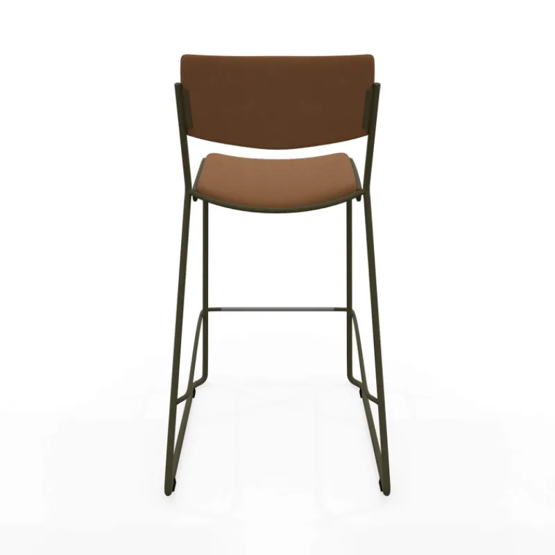 Perfecta Zoom Tabouret snack moderne en simili avec pieds en traîneau* Tabouret Snack (assise +/- 65 Cm)